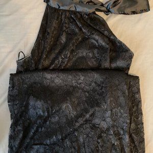Wet Seal Black Over The Neck Straps